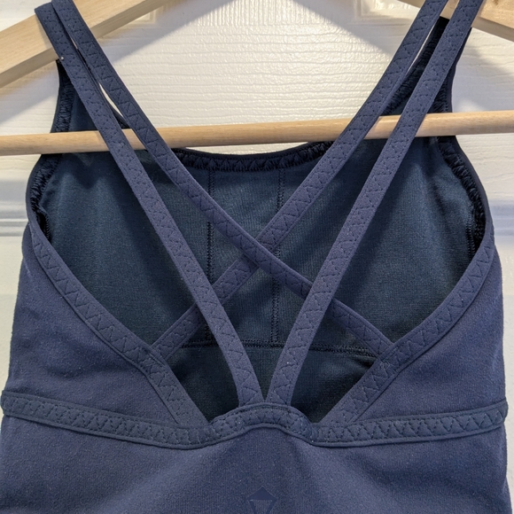 Ivivva Bodysuit Size 6 navy (Lululemon Kids) - Picture 4 of 8